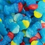 schtroumpf haribo bonbon gelifie bleu 100g